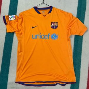 Retro Ronaldinho Barcelona jersey